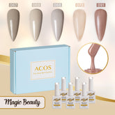 ACOS Gel Polish 5pcs Set (Authentic Nurtural ) - Lashmer